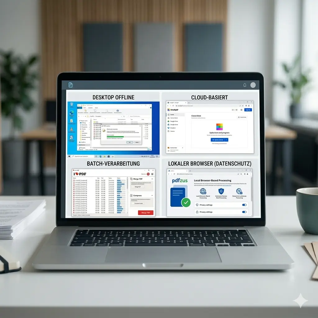 PDF24 vs Smallpdf vs iLovePDF vs pdfzus