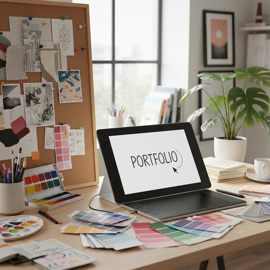 Kreativer Arbeitsplatz